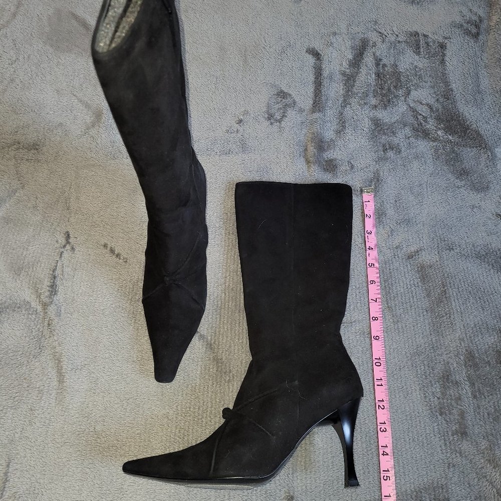 Paolo black boots - women's